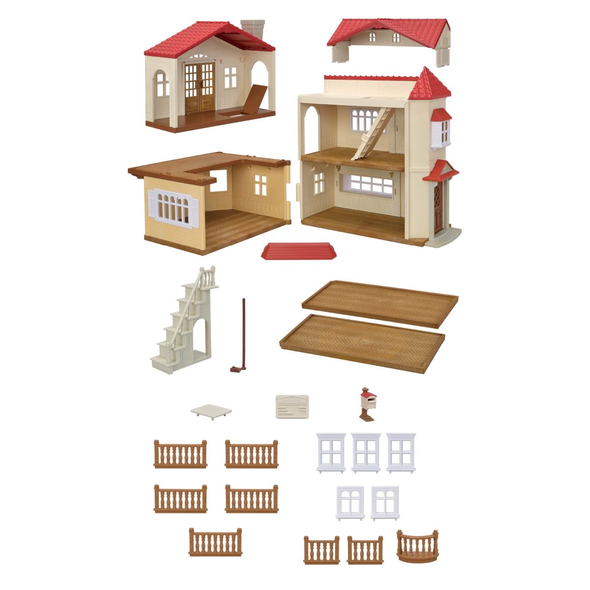 Alternative view of Roof Red Attic Home Edition Playroom Secret Country