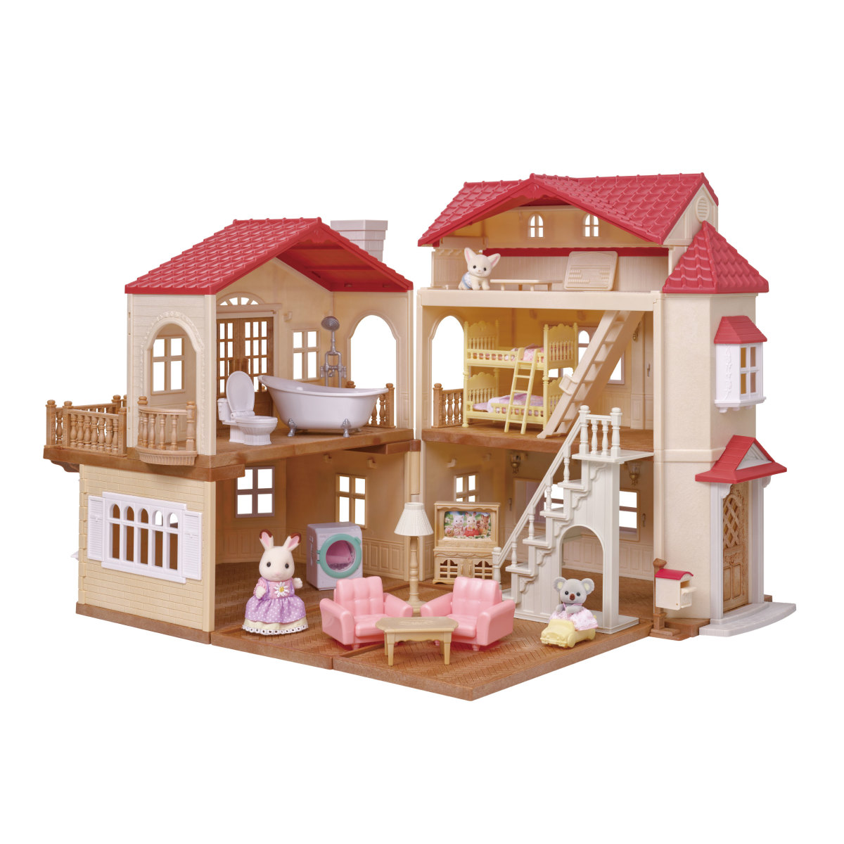 Playroom Roof Gift Country Set from Secret Home Attic Red Collection