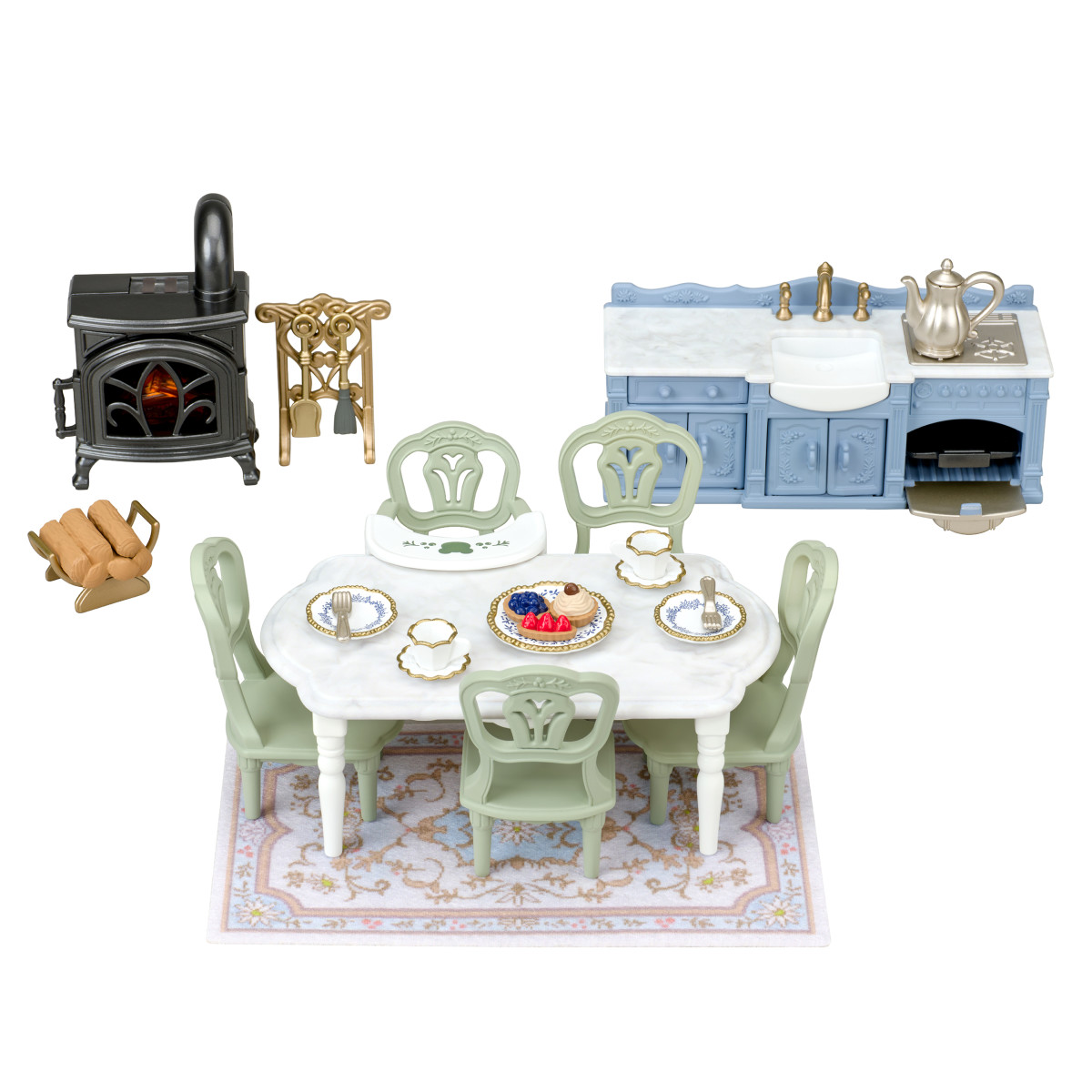 Riverside Roof Dining Collection - Manor Room Elegant Red