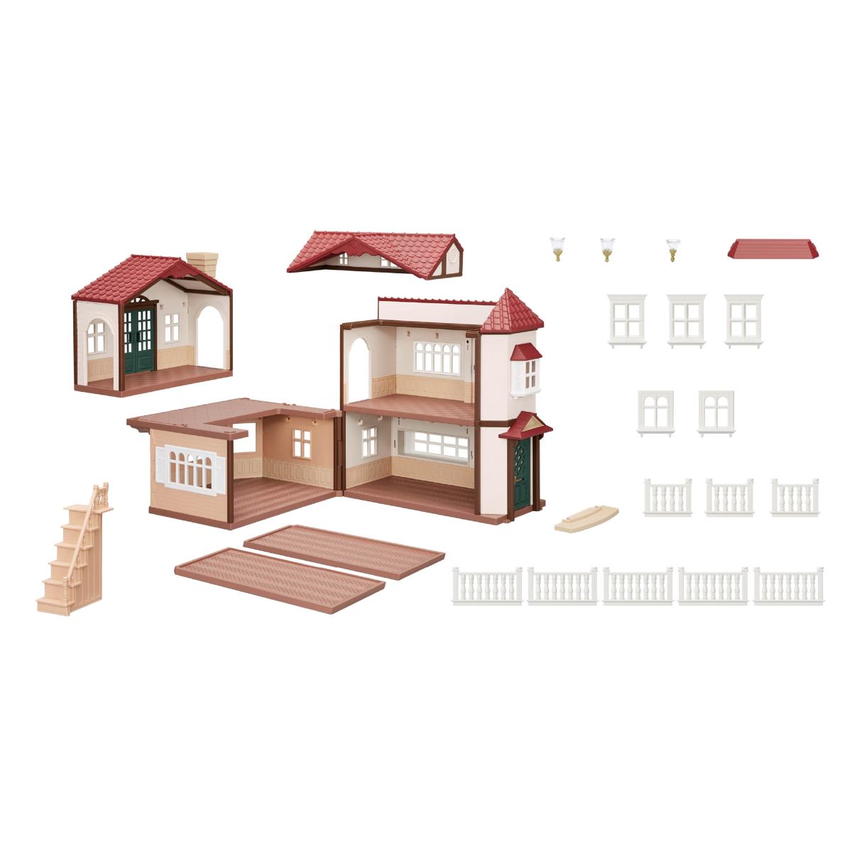 Alternative view of Red Colour Country Classic Home Roof Edition