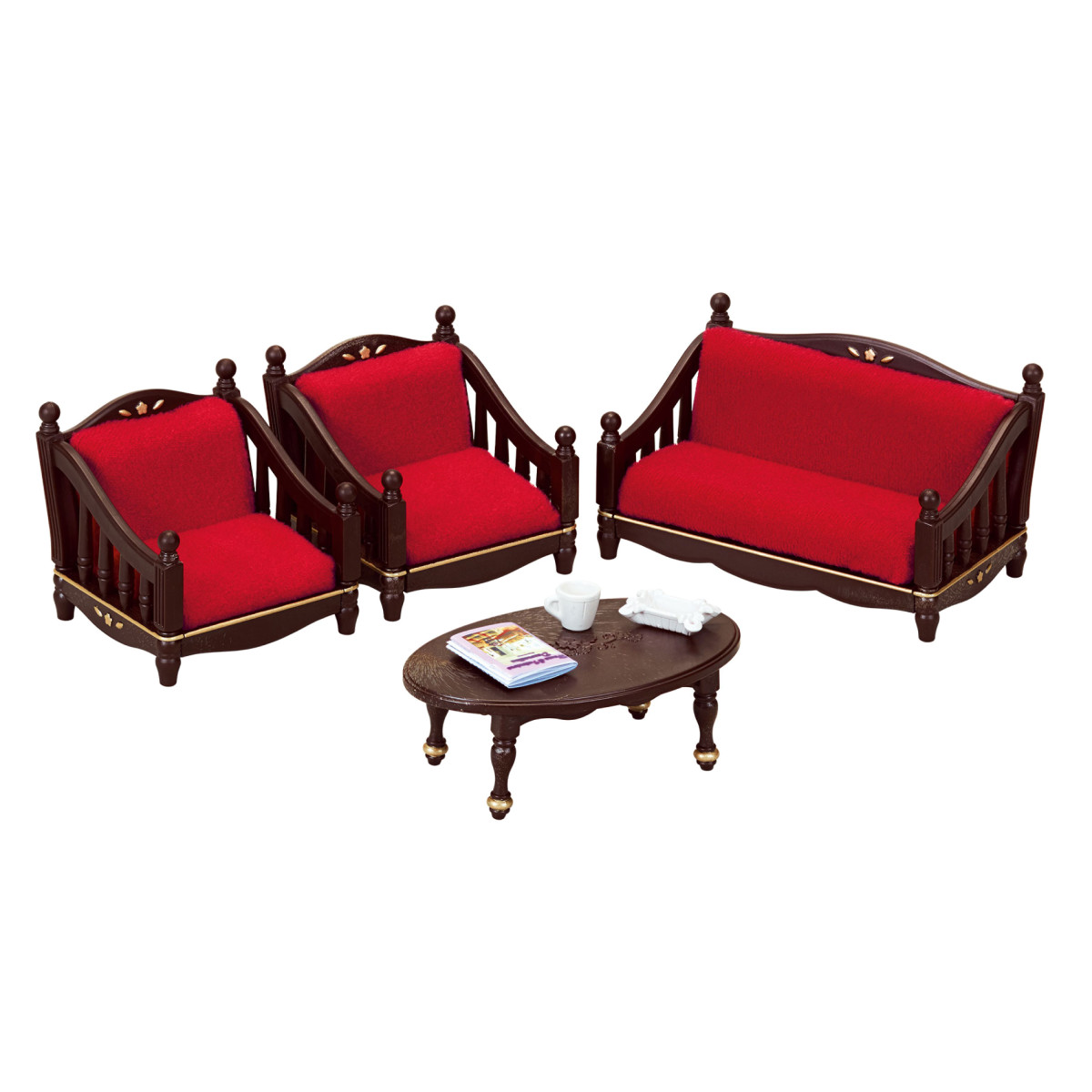 Sofa Brown Collection - Classic Set